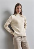 Strickpullover cream white melange