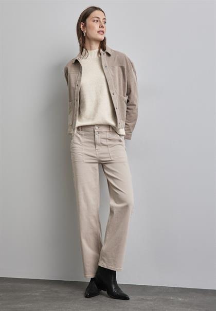 Strickpullover cream white melange