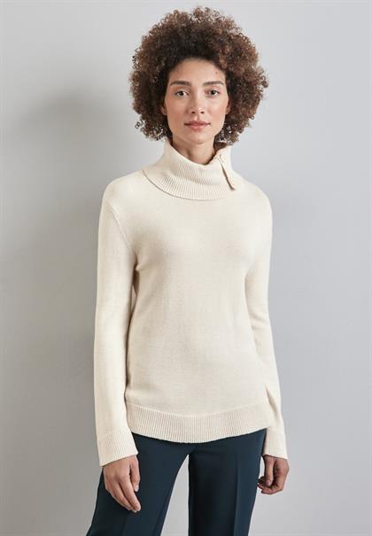 Strickpullover cream white melange
