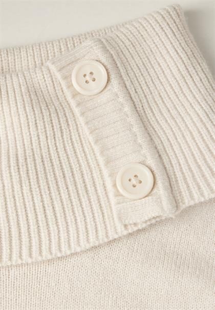 Strickpullover cream white melange