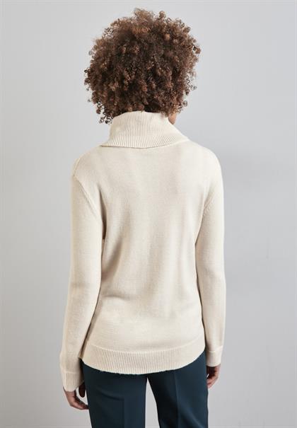 Strickpullover cream white melange