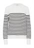 Strickpullover creme|schwarz