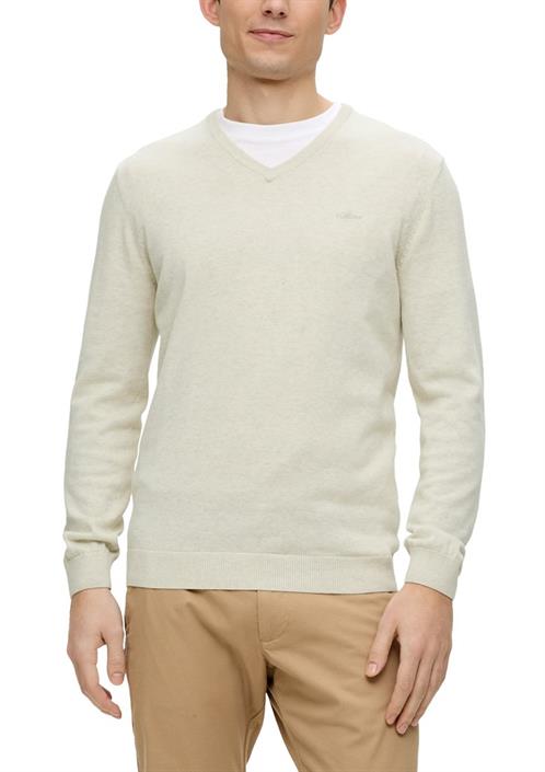 strickpullover-creme