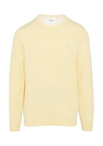 Strickpullover gelb