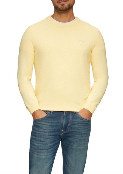 Strickpullover gelb