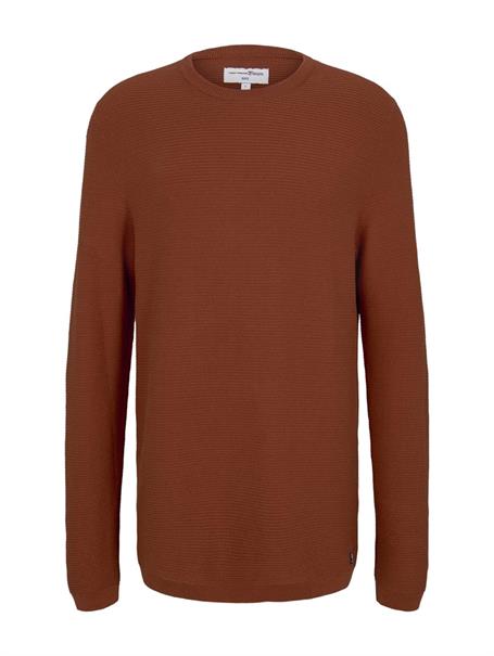 Strickpullover goji orange