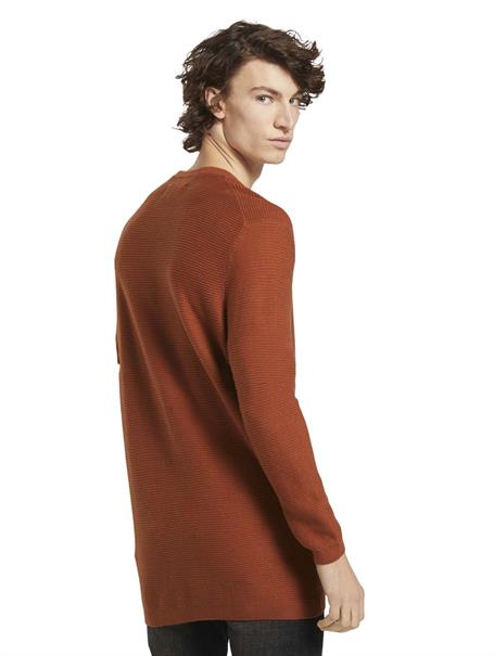 Strickpullover goji orange