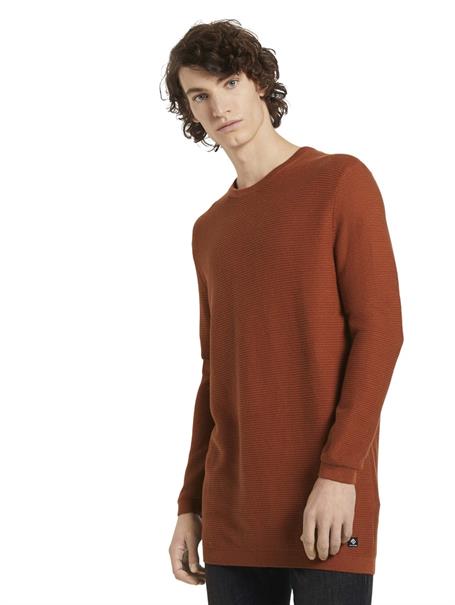 Strickpullover goji orange