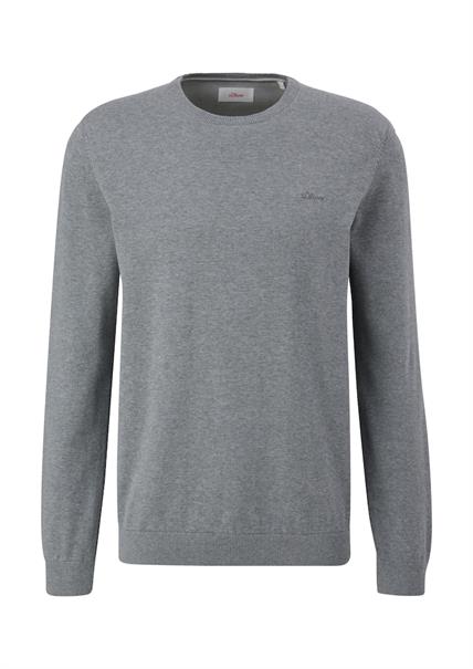 Strickpullover grau1