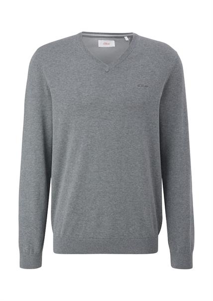 Strickpullover grau1