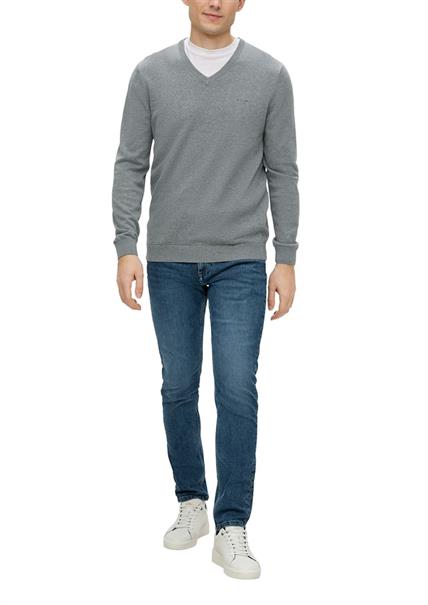 Strickpullover grau1