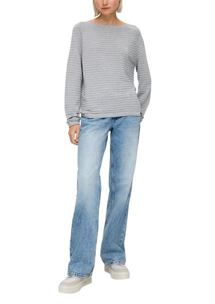 Strickpullover grau1