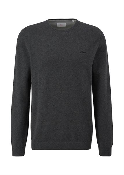 Strickpullover grau2