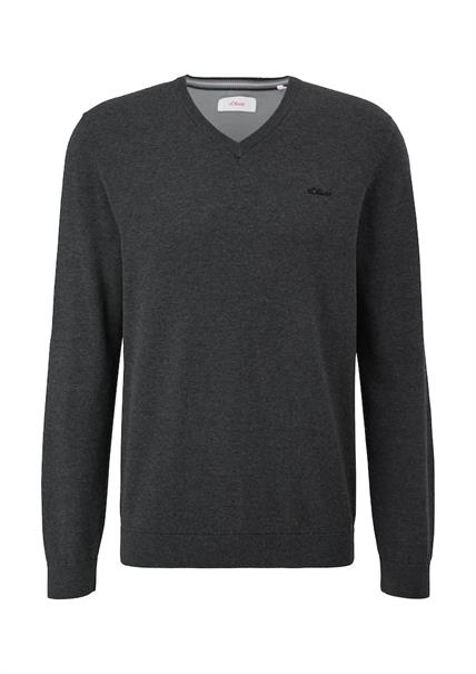 Strickpullover grau2