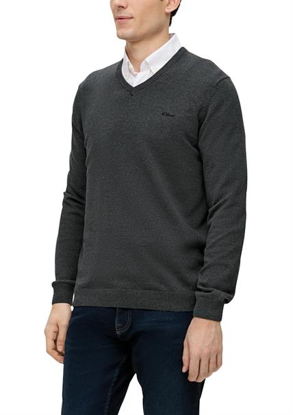 Strickpullover grau2