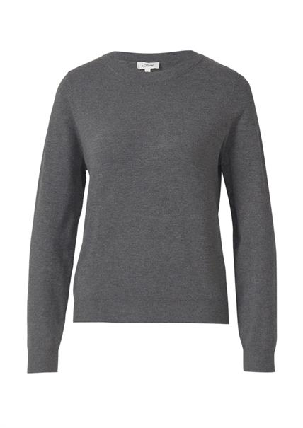 Strickpullover grau2