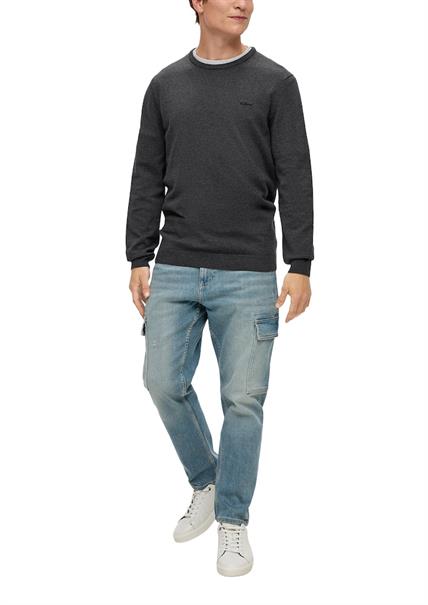 Strickpullover grau2