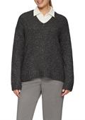 Strickpullover grau