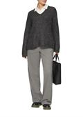 Strickpullover grau