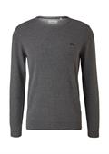 Strickpullover grau