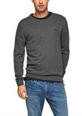 Strickpullover grau