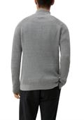 Strickpullover grau