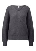 Strickpullover grau