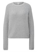 Strickpullover grau