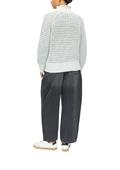 Strickpullover grau