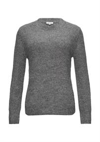 Strickpullover grau