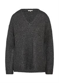 Strickpullover grau