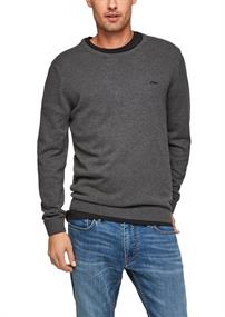 Strickpullover grau