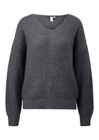 Strickpullover grau