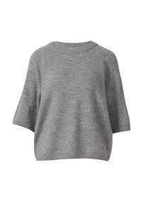 Strickpullover grau