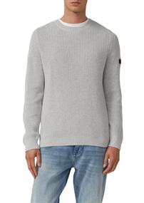 Strickpullover grau