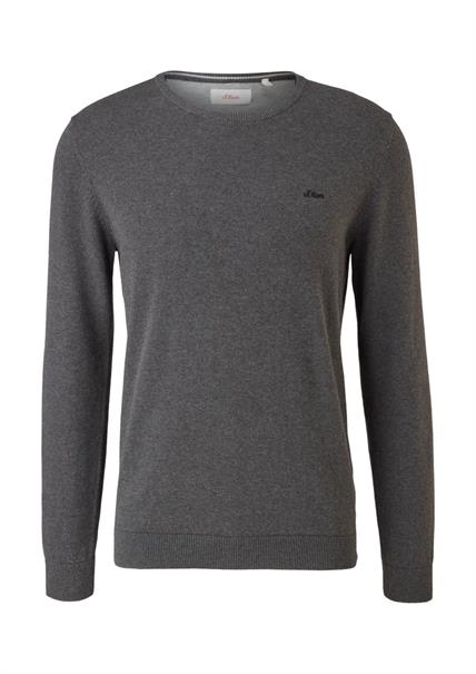 Strickpullover grau