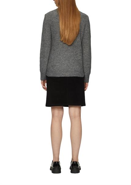 Strickpullover grau