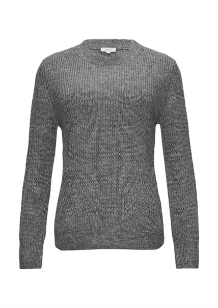 Strickpullover grau