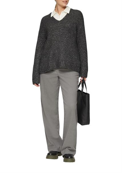Strickpullover grau