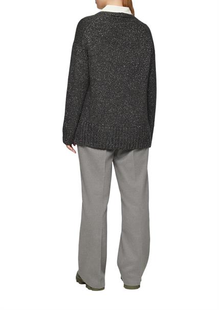 Strickpullover grau