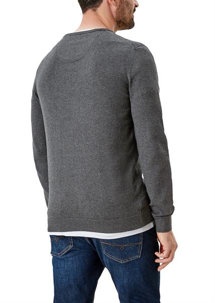 Strickpullover grau