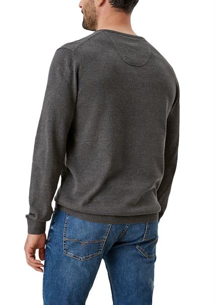 Strickpullover grau