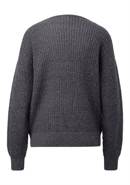 Strickpullover grau