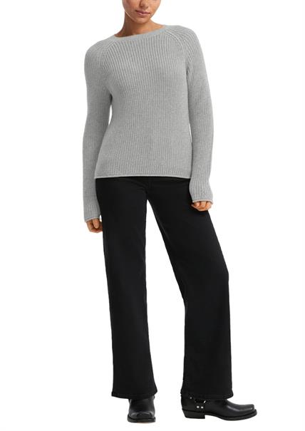 Strickpullover grau