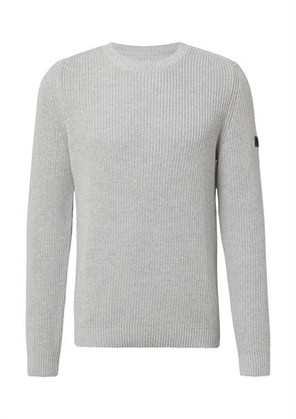 Strickpullover grau