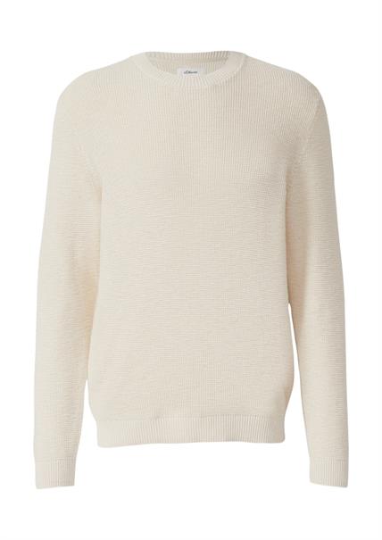 Strickpullover grau