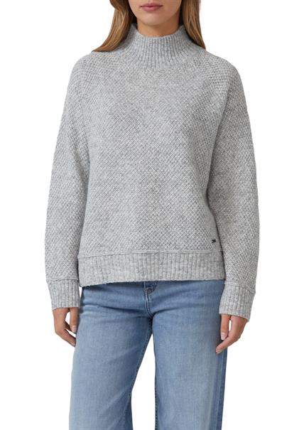 Strickpullover grau