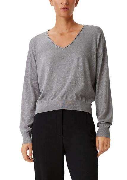 Strickpullover grau