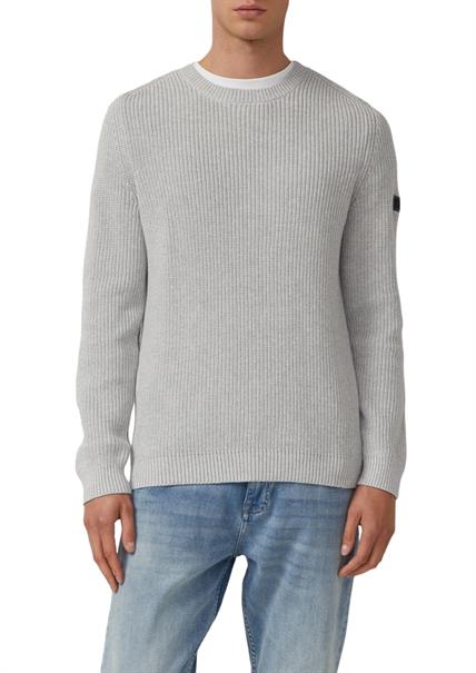 Strickpullover grau
