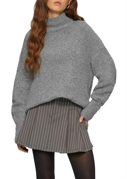 Strickpullover grau